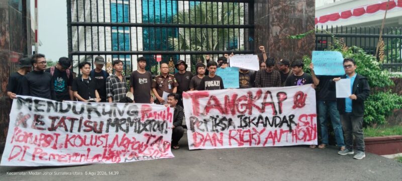 Mahasiswa Nasdemsu Minta Kejati Sumut Usut Dugaan Mafia Proyek di Pemko Medan