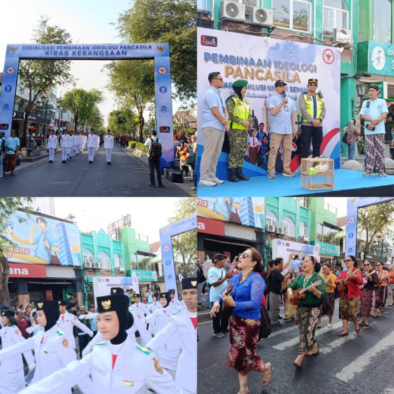 Kirab Kebangsaan Resmi Dibuka di Malioboro, Semangat Persatuan dan Kesetaraan Digaungkan