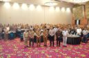 Gubernur Lampung Rahmat Mirzani Djausal berfoto bersama jajaran Pembina Samsat serta peserta usai membuka Rapat Koordinasi Daerah (Rakorda)