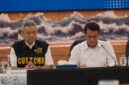 Wakil Menteri Keuangan dan Menteri Pertanian menghadiri konferensi pers pengungkapan kasus impor beras dan garam ilegal di Kantor Pusat DJBC, Jakarta