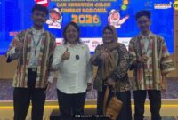 Kepala Dinas Perhubungan Daerah Istimewa Yogyakarta (Dishub DIY), Chrestina Erni Widiyastuti, S.E., M.Si., meraih penghargaan Pembina Terbaik II dalam Pemilihan Pelajar Pelopor Keselamatan Lalu Lintas dan Angkutan Jalan Tingkat Nasional Tahun 2026. (Foto : dok.Dishub DIY)
