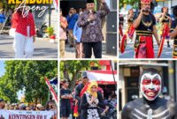 Ketua Komisi A DPRD Kota Yogyakarta Susanto Dwi Antoro membuka pawai kirab budaya Merti Kampung Gambiran #12 di Jalan Gambiran