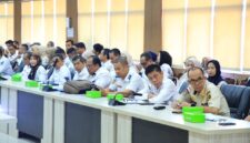 Suasana kegiatan Pengukuhan Indeks Kualitas Kebijakan yang dihadiri kepala OPD di lingkungan Pemprov Sumsel.