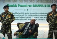 Dokumentasi pengajian yang dihadiri seorang kiai.
