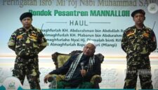 Dokumentasi pengajian yang dihadiri seorang kiai.