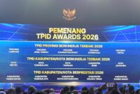 Jihan Nurlela menerima penghargaan Peringkat I Tim Pengendalian Inflasi Daerah (TPID)