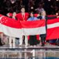 erwakilan talenta vokasi Indonesia bentangkan bendera Merah Putih di podium usai meraih penghargaan pada ajang WorldSkills Competition (WSC) Shanghai 2026 di Republik Rakyat Tiongkok, 22–27 September 2026. Kontingen Indonesia berhasil memboyong sembilan penghargaan yang terdiri dari satu medali perak, dua medali perunggu, serta enam Medal for Excellence.