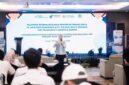 Ketua Forum Penyuluh Anti Korupsi dan Ahli Pembangunan Integritas (PAKSI-API) Provinsi Banten, Ratu Syafitri Muhayati, menyampaikan pemaparan materi saat Penyuluhan Anti Korupsi di Ballroom Jayakarta Villas Anyer