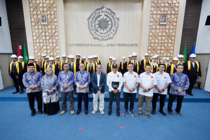 Foto insiyur UMY yang diambil sumpahnya pada hari Sabtu (17/10/2026) di Gedung KH Ibrahim UMY
