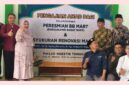 Kepala Subdirektorat Pengabdian pada Masyarakat UMY (gamis dan jilbab pink) bersama perwakilan tim dosen pengabdi dan pengurus PRM Bangunjiwo Barat dalam peresmian BB Mart di Masjid Ngesthi Tunggal, Wonotawang, Bangunjiwo, Kasihan, Bantul, Ahad (25/10/2026)